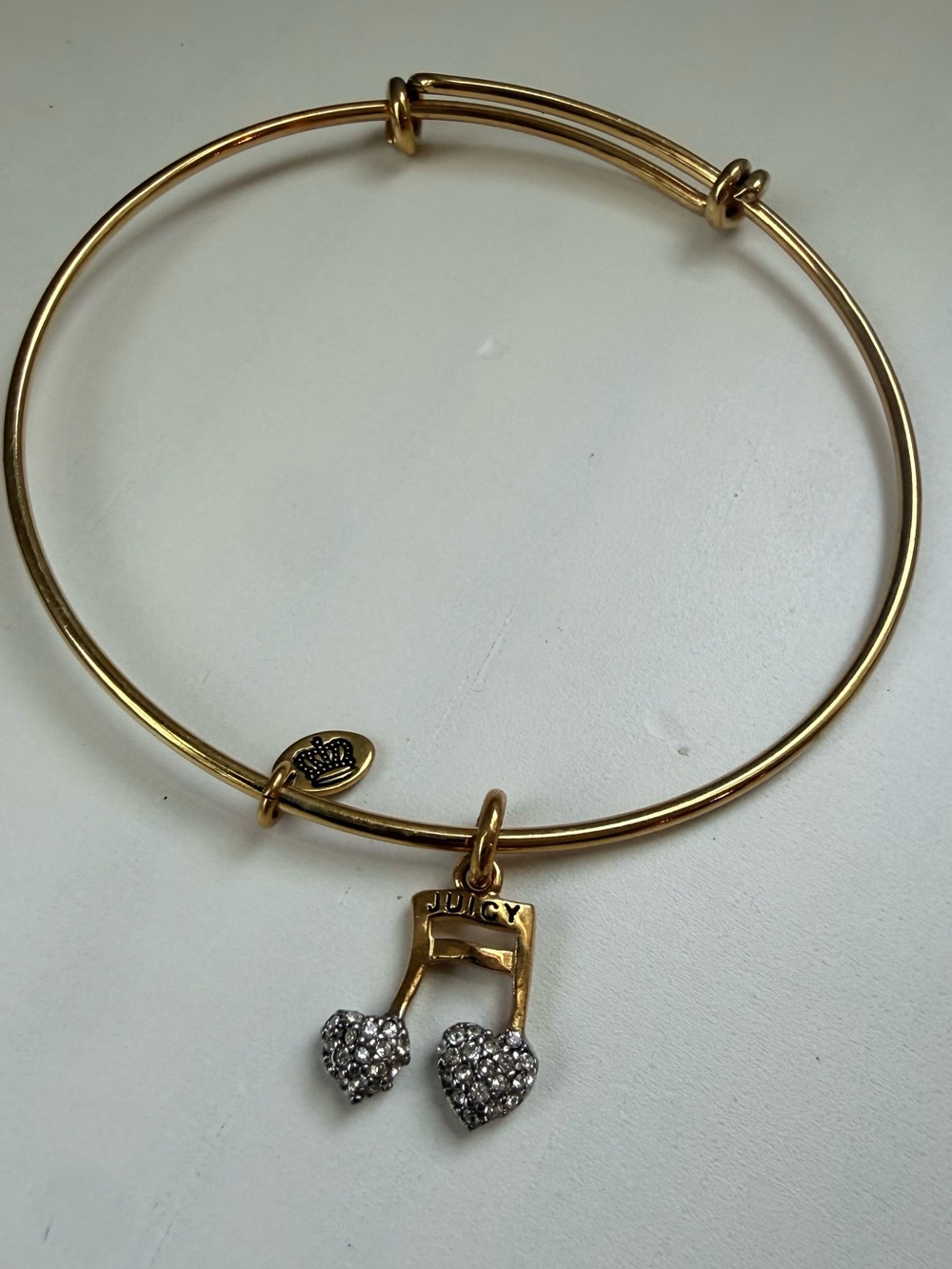 Vintage Juicy couture music note bracelet/bangle
